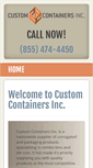 Mobile Screenshot of customcontainersinc.com