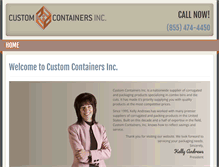 Tablet Screenshot of customcontainersinc.com
